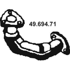 Köp Avgasrör av EBERSPÄCHER 49.694.71 till det låga priset 1376,62 kr