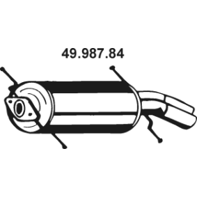 Endschalldämpfer 49.987.84 von EBERSPÄCHER günstig für 85,46 € online kaufen