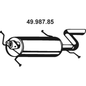 Endschalldämpfer 49.987.85 von EBERSPÄCHER günstig für 83,47 € online kaufen
