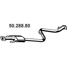 Mittelschalldämpfer 50.288.80