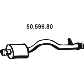 Mittelschalldämpfer 50.596.80