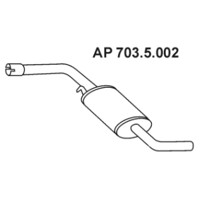 Mittelschalldämpfer von EBERSPÄCHER