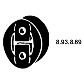 Haltering, Schalldämpfer 8.93.8.69