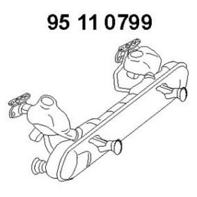 Köp Mittenljuddämpare av EBERSPÄCHER 95 11 0799 till det låga priset 1539,59 kr