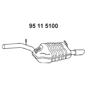 Endschalldämpfer 95 11 5100 von EBERSPÄCHER günstig für 231,37 € online kaufen
