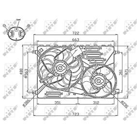 Kühlerlüfter 47756 LAND ROVER von NRF