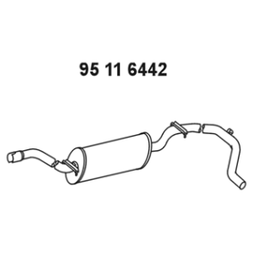 Endschalldämpfer 95 11 6442