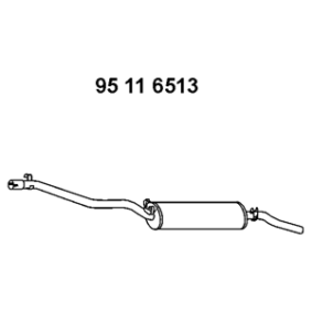 Endschalldämpfer 95 11 6513 von EBERSPÄCHER günstig für 112,66 € online kaufen