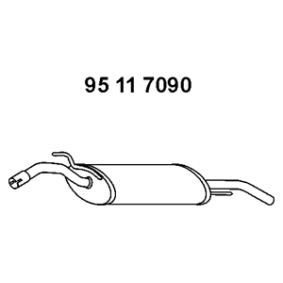 Endschalldämpfer 95 11 7090 von EBERSPÄCHER günstig für 145,60 € online kaufen
