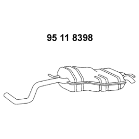 Endschalldämpfer 95 11 8398 von EBERSPÄCHER günstig für 214,07 € online kaufen