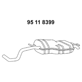 Endschalldämpfer 95 11 8399 von EBERSPÄCHER günstig für 225,58 € online kaufen