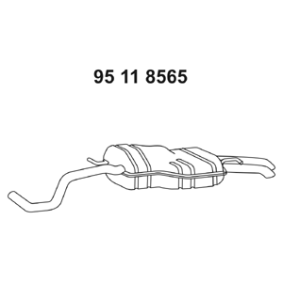 Endschalldämpfer 95 11 8565 von EBERSPÄCHER günstig für 221,89 € online kaufen