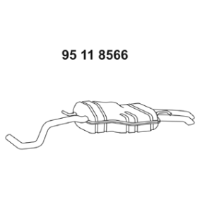 Endschalldämpfer 95 11 8566 von EBERSPÄCHER günstig für 224,78 € online kaufen