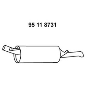 Endschalldämpfer 95 11 8731 von EBERSPÄCHER günstig für 266,84 € online kaufen