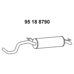 Endschalldämpfer 95 18 8790 von EBERSPÄCHER günstig für 110,28 € online kaufen