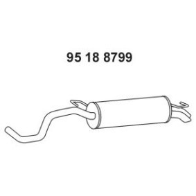 Endschalldämpfer 95 18 8799 von EBERSPÄCHER günstig für 112,22 € online kaufen