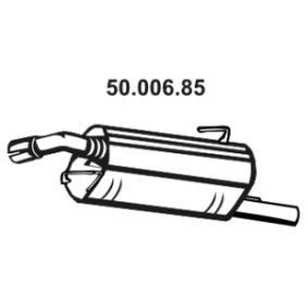 Endschalldämpfer 50.006.85 von EBERSPÄCHER günstig für 133,79 € online kaufen