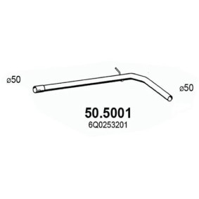 Abgasrohr von ASSO 50.5001