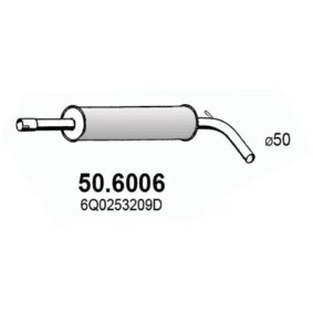 Mittelschalldämpfer von ASSO 50.6006
