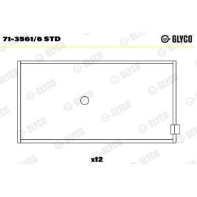 Acquista Bronzina di biella da GLYCO 71-3561/6 STD a buon mercato per soli 91,62 €