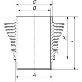 Köp Cylinderfoder av MAHLE ORIGINAL 503 WR 44 00 till det låga priset 7763,99 kr