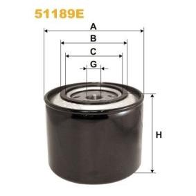 Achetez des Filtre à huile WIX FILTERS 51189E à prix pour 21,75 €