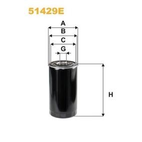 Köp Oljefilter av WIX FILTERS 51429E till det låga priset 262,17 kr