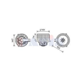 Achetez des Pulseur d'air habitacle AKS DASIS 518112N à prix pour 103,43 €