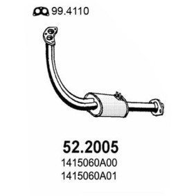 Köp Främre ljuddämpare av ASSO 52.2005 till det låga priset 2854,40 kr