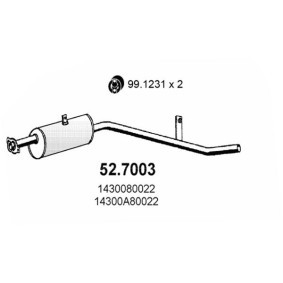 Endschalldämpfer 52.7003
