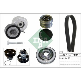 Achetez des Pompe à eau+Jeu de courroie trapézoïdale à nervures INA 529 0045 30 à prix pour 145,61 €
