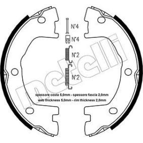 Comprar Zapata de freno de mano de METELLI 53-0077K a bajo precio de 37,40 €