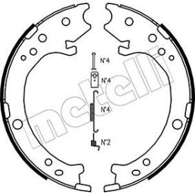 Comprar Zapata de freno de mano de METELLI 53-0161K a bajo precio de 46,33 €