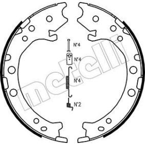 Comprar Zapata de freno de mano de METELLI 53-0162K a bajo precio de 41,30 €