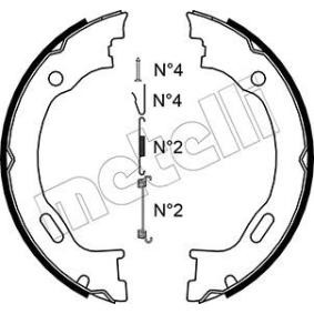 Comprar Zapata de freno de mano de METELLI 53-0242K a bajo precio de 61,28 €