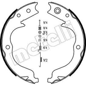 Comprar Zapata de freno de mano de METELLI 53-0268K a bajo precio de 41,52 €