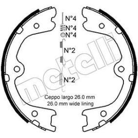 Comprar Zapata de freno de mano de METELLI 53-0298K a bajo precio de 39,45 €