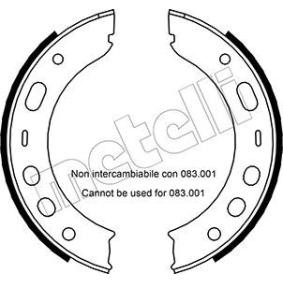 Comprar Zapata de freno de mano de METELLI 53-0337 a bajo precio de 24,16 €