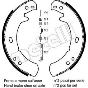 Comprar Zapata de freno de mano de METELLI 53-0373K a bajo precio de 48,24 €