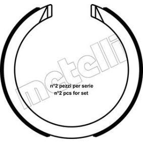 Comprar Zapata de freno de mano de METELLI 53-0491 a bajo precio de 37,19 €