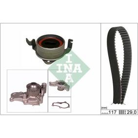 Acquista Pompa acqua + kit cinghia distribuzione da INA online per Lancer V Sedan (CB_A, CD_A, CE_A) a prezzi moderati