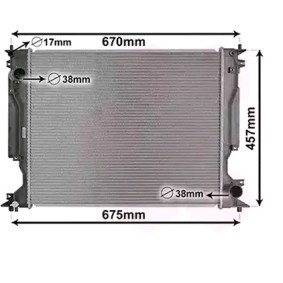 Achetez des Radiateur du moteur VAN WEZEL 53002717 à prix pour 201,91 €