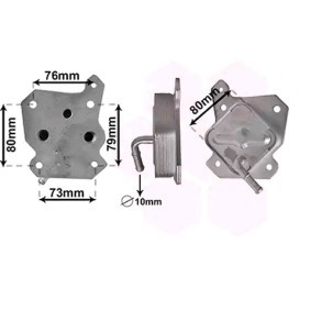 Achetez des Radiateur d'huile VAN WEZEL 53013701 à prix pour 66,99 €