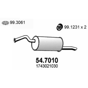 Endschalldämpfer 54.7010 von ASSO günstig für 183,36 € online kaufen