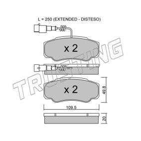 Acquista Kit pastiglie freni da TRUSTING 548.1 a buon mercato per soli 92,41 €