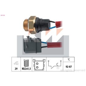 Køb Temperaturkontakt, kølerventilator af KW 550 101 til den lave pris 152,50 DKK