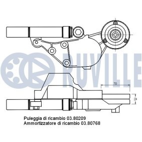 Achetez des Jeu de courroies trapézoïdales à nervures RUVILLE 5512381 à prix pour 126,55 €