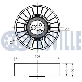 Achetez des Jeu de courroies trapézoïdales à nervures RUVILLE 5587280 à prix pour 99,86 €