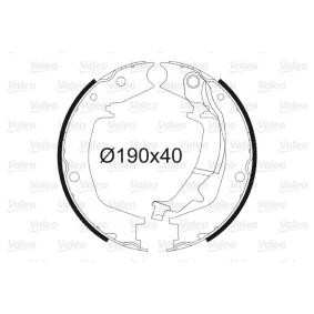 Comprar Zapata de freno de mano de VALEO 564181 a bajo precio de 55,70 €