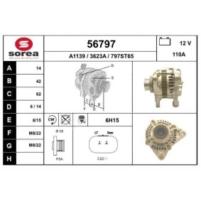 Köp Generator av EAI 56797 till det låga priset 1912,81 kr